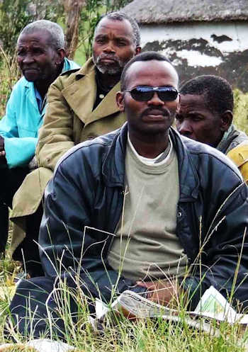 Bazooka Radebe and elders